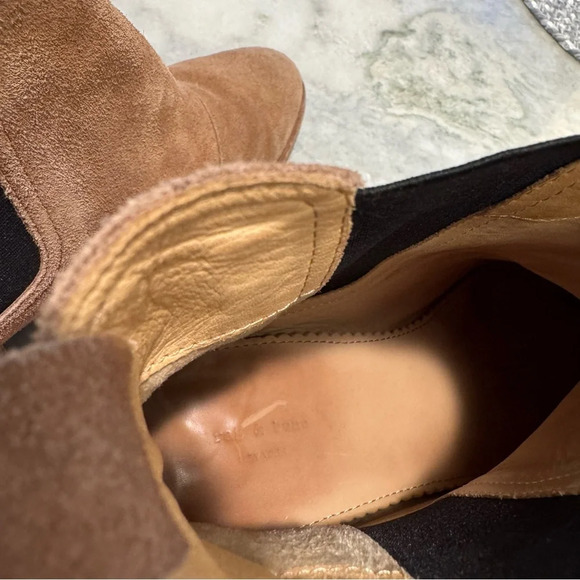Rag & Bone Tan Suede Chelsea Boots - Women’s 39 - Picture 6 of 13